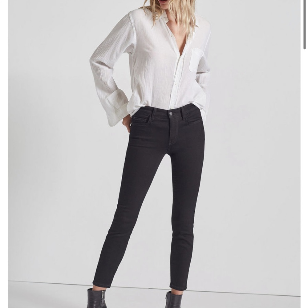 CURRENT ELLIOTT The Stiletto Jean 0 Clean Black